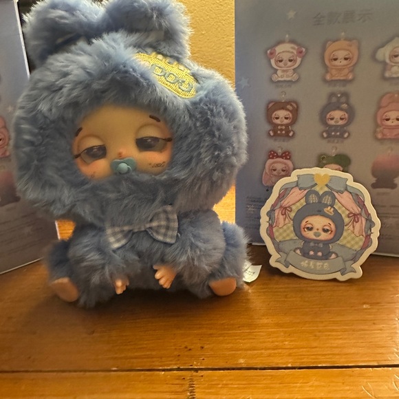 Baby Three Other - Blue Stars Bunny from the Cureplaneta Duoduo Lucky Delivery Series